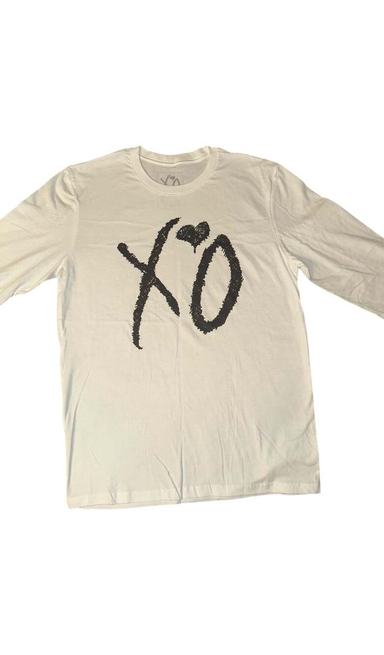 XO Long Sleeve T-Shirt Size L White The Weeknd